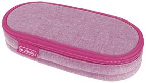 Penalas Herlitz Knitted Fabric 50038930, 21.5 cm x 9.5 cm, rožinė sp.