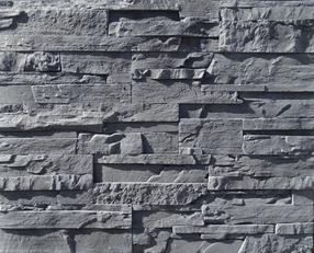 Декоративный камень Stone Master Odessa Nero 5905674243164, 180 мм x 90 мм x 20 мм, 20 шт.