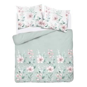 Patalynės užvalkalų komplektas SJG-050, mint/rožinė, 200 x 220 cm