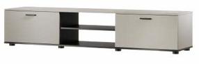 Televizoriaus spintelė Cama Meble Soho, juoda sp./kašmyro sp., 43 cm x 180 cm x 37 cm