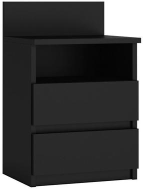 Naktinis staliukas Malwa, juodas, 40 cm x 32 cm x 59 cm