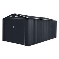 Sodo sandėliukas 4IQ, 495 cm x 300 cm x 232 cm, pilka sp.