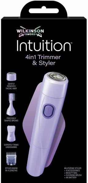 Moteriškas skustuvas Wilkinson Sword Intuition Bikini Care Duo, violetinė sp.