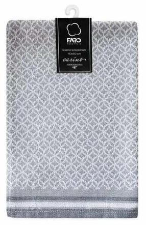 Virtuvinis rankšluostis Carino SDA-16, baltas/pilkas, 60 cm x 40 cm
