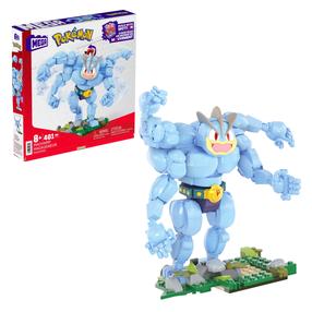 Konstruktors Mattel Mega Bloks Pokemon Machamp HTH70, 401 gab., zila krās.