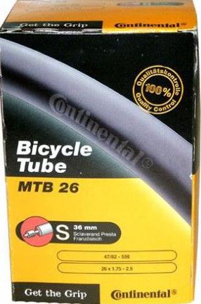 Velosipēdu riepu kamera Continental, gumija