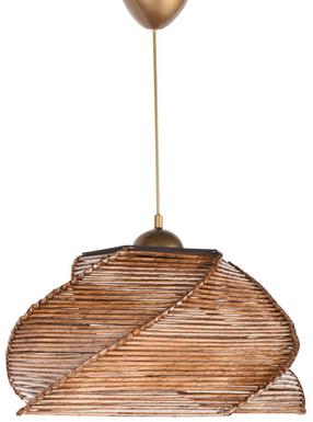 Šviestuvas kabinamas Opviq Pentagone Antiquation 390FLH1606, E27, 1 x 45 W, ruda sp. / ruda sp.