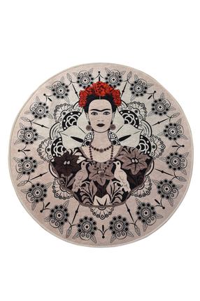 Kilimas Conceptum Hypnose Frida Round, įvairių spalvų, 100 cm x 100 cm