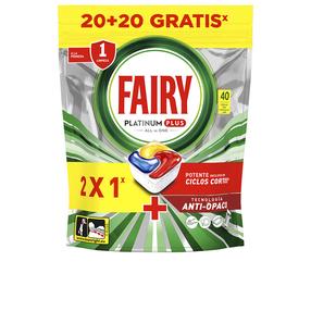 Trauku mazgājamās mašīnas kapsulas Fairy Platinum Plus, 40 gab.