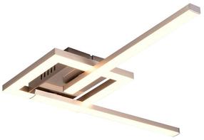 Šviestuvas lubų Reality Viale R67303107, LED, 3000 °K, 1 x 17 W, balta sp. / nikelio sp.