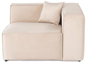 Modulinė sofa Atelier Del Sofa Lora, kreminė sp., dešininė, 110 x 108 cm x 65 cm
