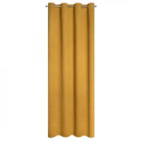 Nakts aizkari Amaro, sinepju krās./dzeltens krās., 135 cm x 250 cm