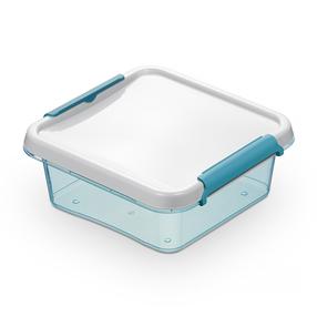 Maisto dėžučių rinkinys Orplast Arctic Line, 2 l, 20 cm x 20 cm, mėlyna sp., 2 vnt.