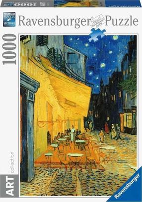 Dėlionė Ravensburger Vincent Van Gogh Cafe Terrace At Night, 50 cm x 70 cm, 1000 vnt., įvairių spalvų