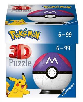 3D dėlionė Ravensburger Pokemon 11564, 7 cm x 7 cm, 54 vnt., įvairių spalvų
