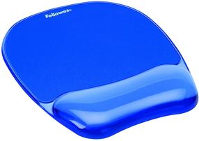Коврик для мыши Fellowes, 20.2 см x 23 см x 1.5 см, синий цв.