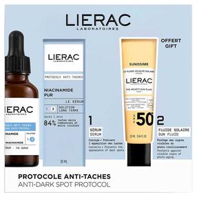 Sejas kopšanas līdzekļu komplekts sievietēm Lierac Anti-Dark Spot Protocol, 55 ml, SPF 50+, 2 gab.