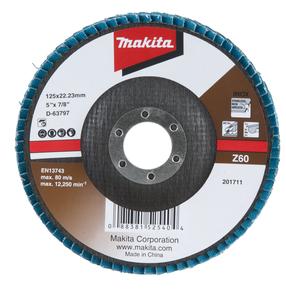Žiedlapinis šlifavimo diskas Makita D-63797-10, 125 mm x 22.23 mm