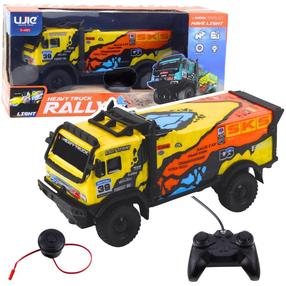  Rc грузовик Lean Toys Rally, желтый цв./многоцветный