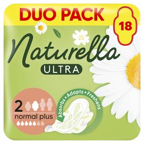 Higiēniskās paketes Naturella Ultra Normal Plus Size 2, 18 gab.