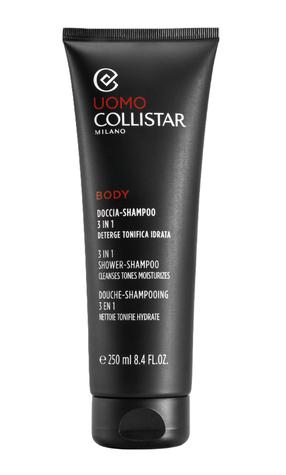Ķermeņa mazgāšanas želeja vīriešiem Collistar Uomo 3 In 1, 250 ml