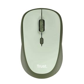 Беспроводная компьютерная мышь Trust Yvi Eco, зеленый цв.