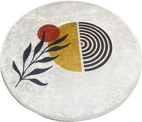 Vonios grindų kilimėlis Foutastic Le Soleil 510CHL1201, įvairių spalvų, 160 cm x 160 cm