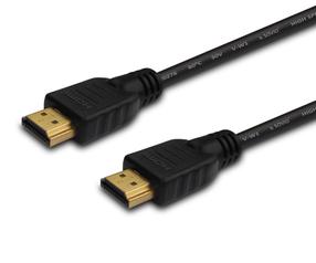 Vads Savio HDMI / HDMI HDMI, HDMI, 1 m, melna krās.