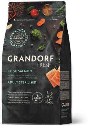 Sausas kačių maistas Grandorf Fresh Salmon, lašiša, 0.400 kg
