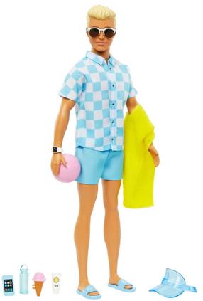 Lėlė Mattel Barbie Barbie Beach Day Ken HPL74, 29 cm, įvairių spalvų