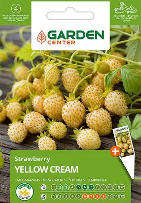Sēklas Garden Center, meža zemenes YELLOW CREAM, 0.1 g