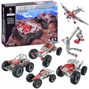 Konstruktorius Metal 6in1, 288 vnt., įvairių spalvų