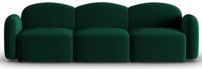 Sofa Micadoni Home Blair MIC_3S_184_F1_BLAIR3, lašišinė sp., 272 x 87 cm x 80 cm
