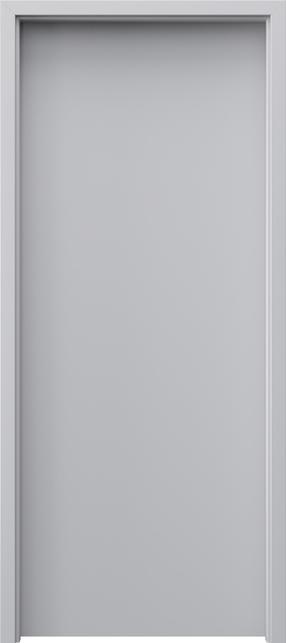 Iekšdurvju vērtne rāmis Porta Trim Soft P, labais, pelēka krās., 203 x 84.4 x 4 cm