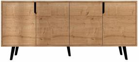 Konsoollaud Kalune Design Latina Modern 180, tammepuidu imitatsioon v., 45 cm x 180 cm x 80 cm