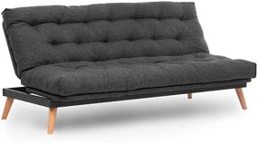 Sofa-lova Atelier Del Sofa Saki, tamsiai pilka sp., 185 x 82 cm x 92 cm
