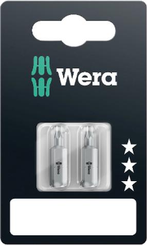 Antgalių rinkinys Wera TORX TX 10, Torx T 10, 25 mm, 1 1/4"