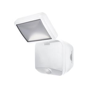 Prožektorius su judesio davikliu, kabinamas Osram, 4 W, 260 lm, 4000 °K, IP54, balta sp.