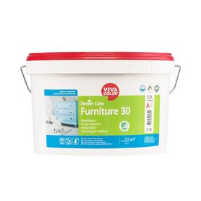 Värv, mööbli jaoks Vivacolor Green Line Furniture 30A, poolmatt, 7.2 l, furniture 30 a v.