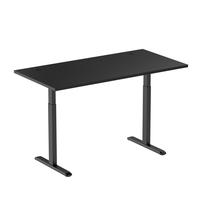 Datorgalds regulējams augstums Up Up Bjorn, 120 cm x 0.75 cm, 72 - 120 cm, melna krās.