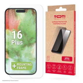Защитное стекло для телефона Toti 2D Apple iPhone 16 Plus/15 Plus, 9H, 6.7 ″