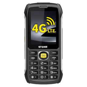 Telefons ar pogām eStar Stone 4G Rugged, 128 MB, melna krās.