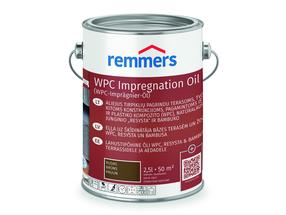 Medienos aliejus Remmers WPC Impragnier, ruda sp., 2.5 l