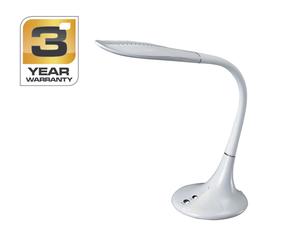 Darba galda gaismeklis Standart Corti, LED, 9W, balta krās./balta krās.