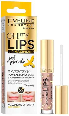 Huuleläige Eveline OH! My Lips Lip Maximizer, 4.5 ml, hele pruun v., bee venom