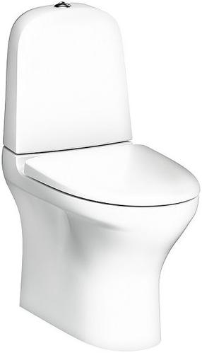 WC-pott, põrandapealne Gustavsberg Estetic 8300, kaanega, 370 mm x 680 mm