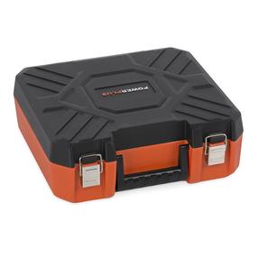 Ящик для инструментов Powerplus POWDPTB05, 35 см x 34.5 см x 12 см, черный цв./oранжевый цв.
