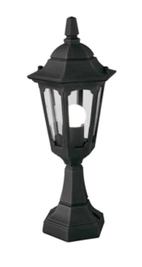 Pastatomas lauko šviestuvas Elstead Lighting Parish PR4, 60W, E27, IP44, juoda sp., 23 cm x 54 cm