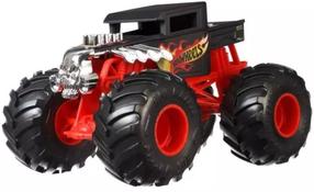 Žaislinis visureigis Mattel Hot Wheels Monster Truck, 1:24, juoda sp./raudona sp.