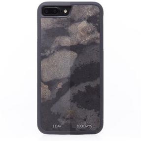 Telefona vāciņš Woodcessories, pelēka krās., Apple